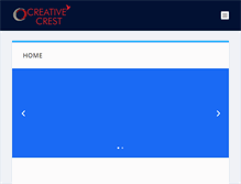 Tablet Screenshot of creativecrest.com